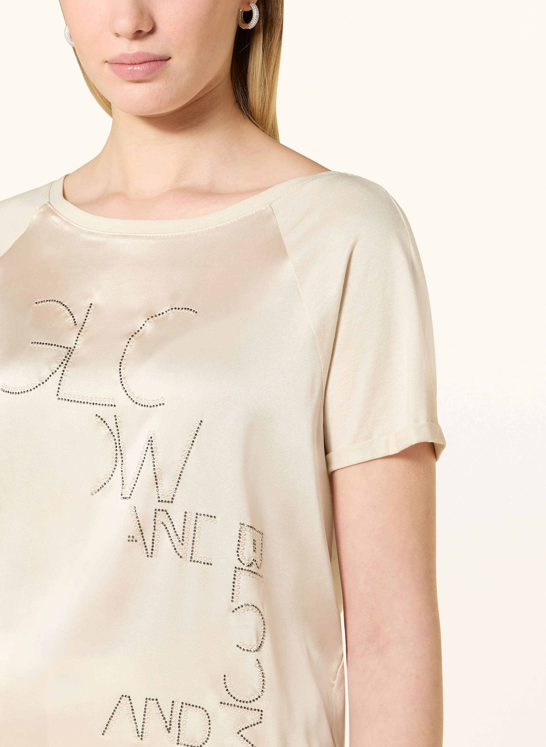 monari T-Shirt mit Schmucksteinen