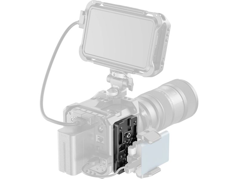Smallrig Multifunktionale Käsemontageplatte Vielseitige Universal-Montageplatte mit zahlreichen 1/4