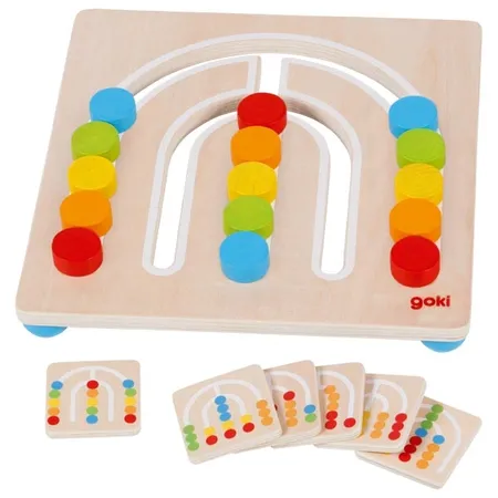 goki Farbsortierbrett Regenbogen