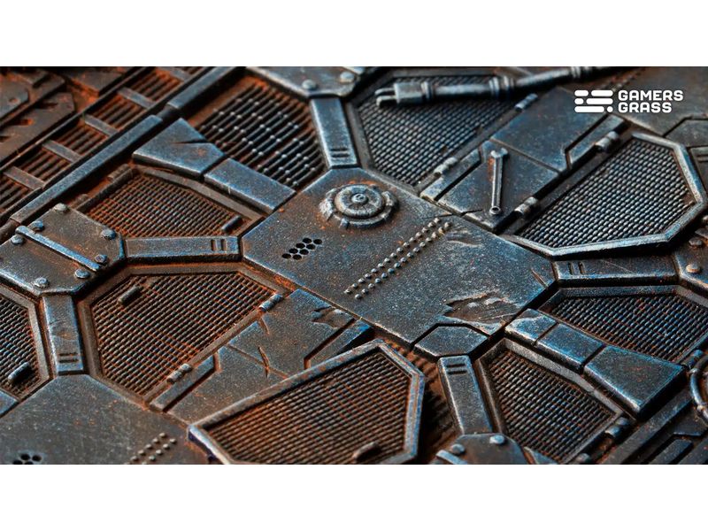GamersGrass Spaceship Corridor oval 170 mm (x1) Hochwertige Bases für den Miniaturenbau
