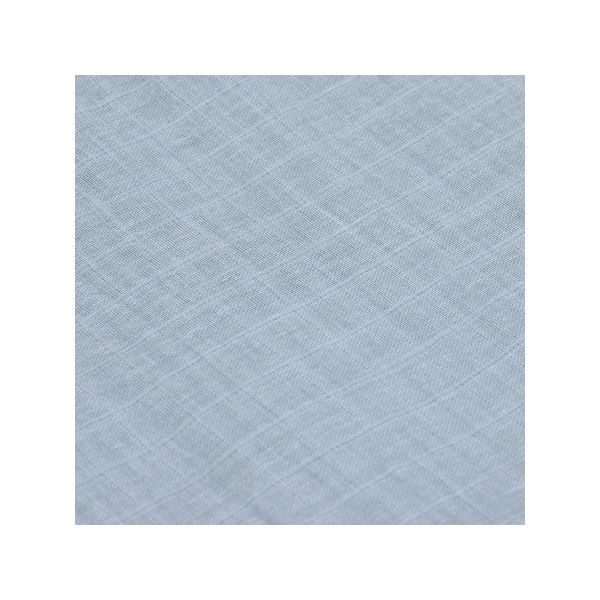 Lässig Swaddle & Burp Blanket L Rainbow Powder Blue 85 x 85 cm