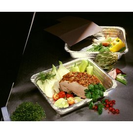 Barquette Gastronorm en aluminium, rectangulaire