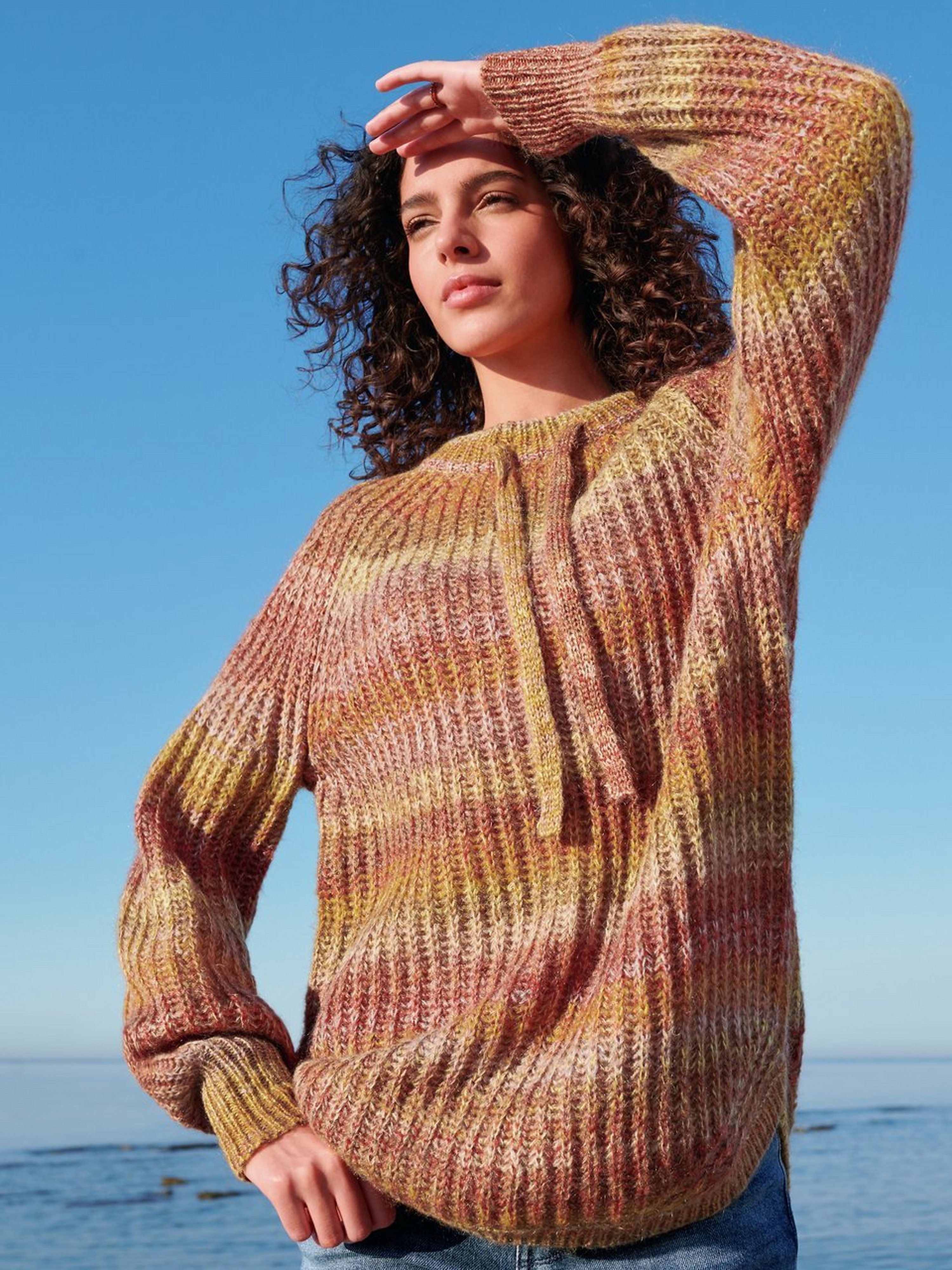 Pullover mit Stehbund