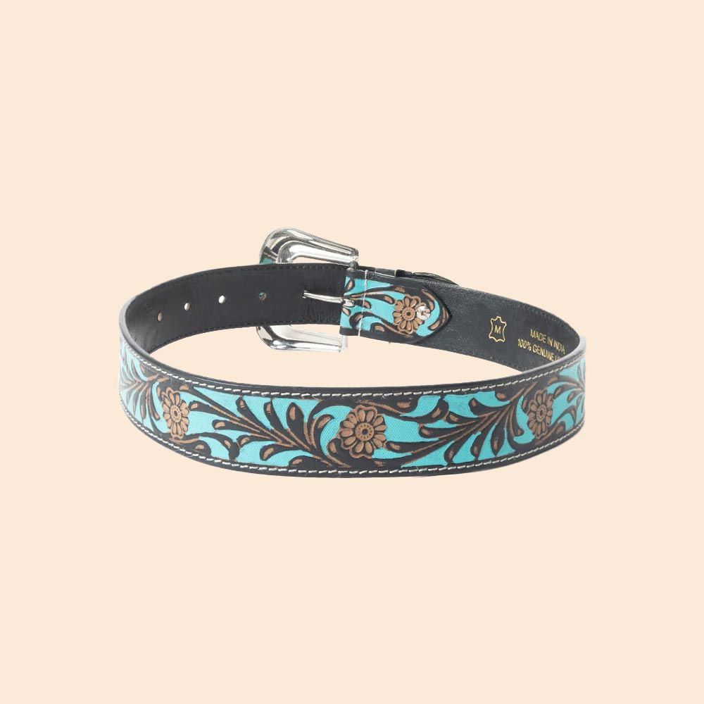 Myra Bag Swinging Door Kids Belt In Turquoise