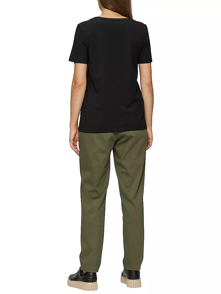 S.OLIVER T-Shirt  schwarz