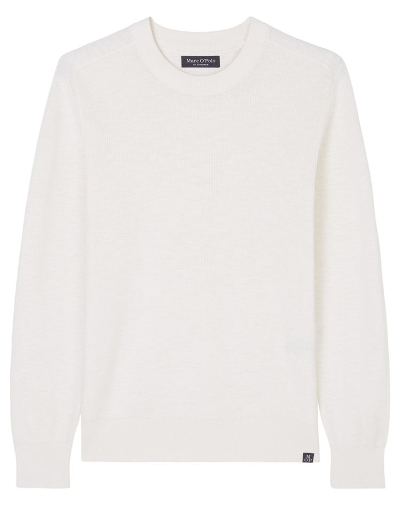 Marc O'Polo Pull en Coton & Lin écru