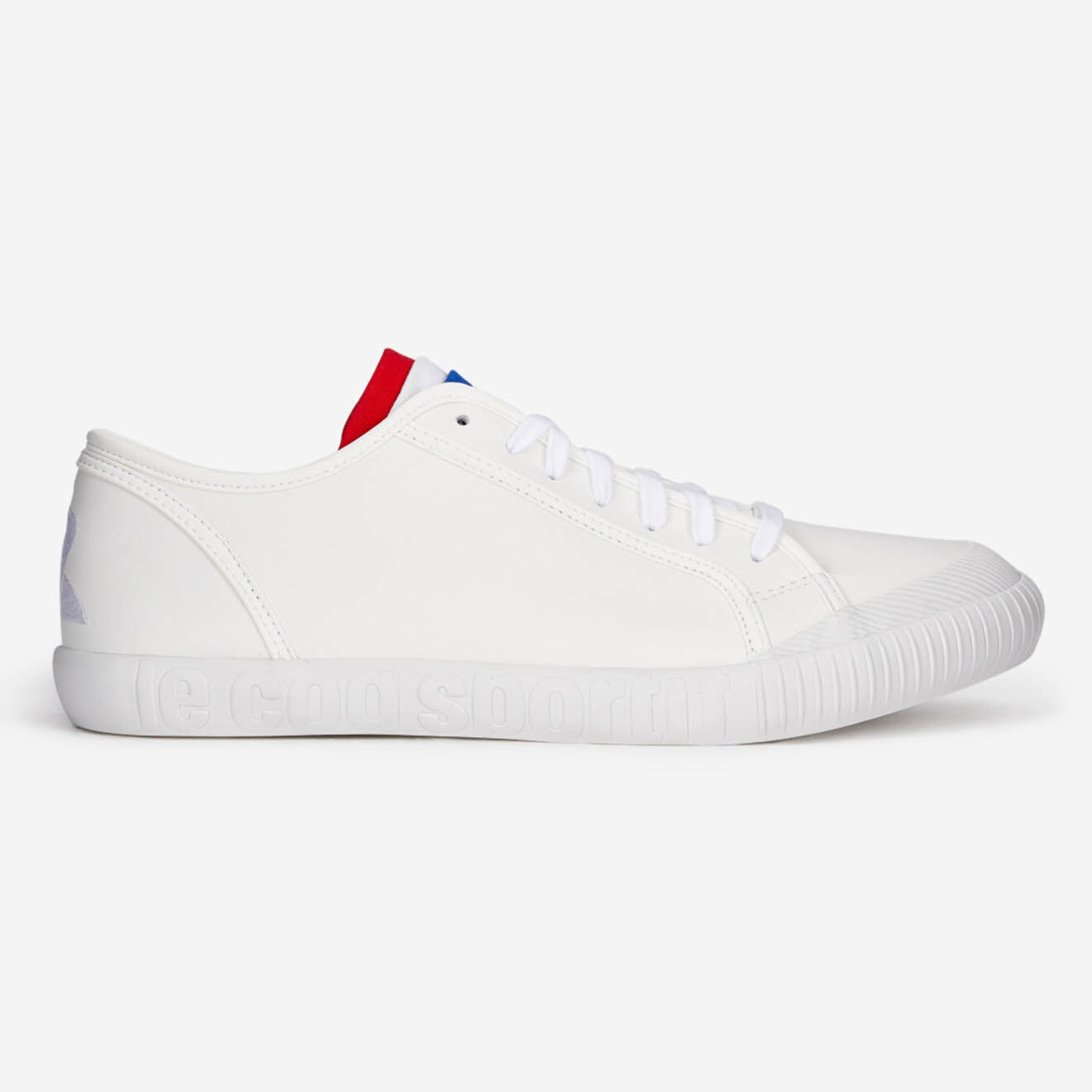 Le Coq Sportif Baskets en Cuir Nationale blanches