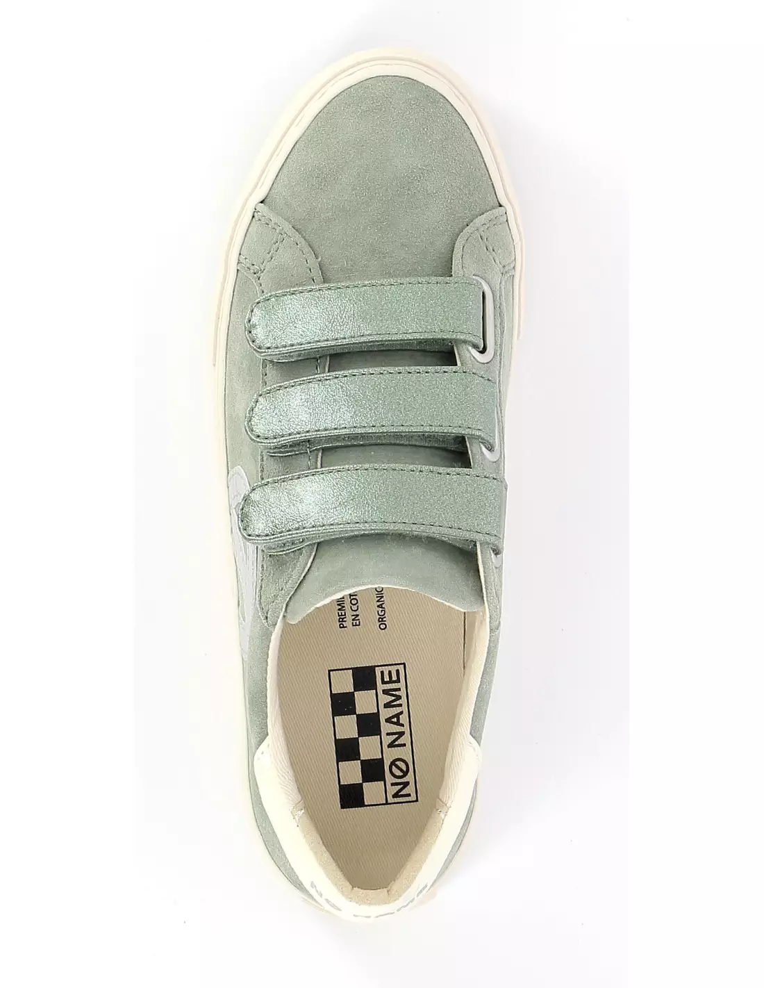 NO NAME ARCADE STRAPS SIDE - Baskets TILLEUL/GREEN