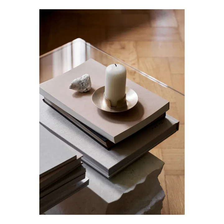 Ferm Living Bougeoir Block en laiton | Doré