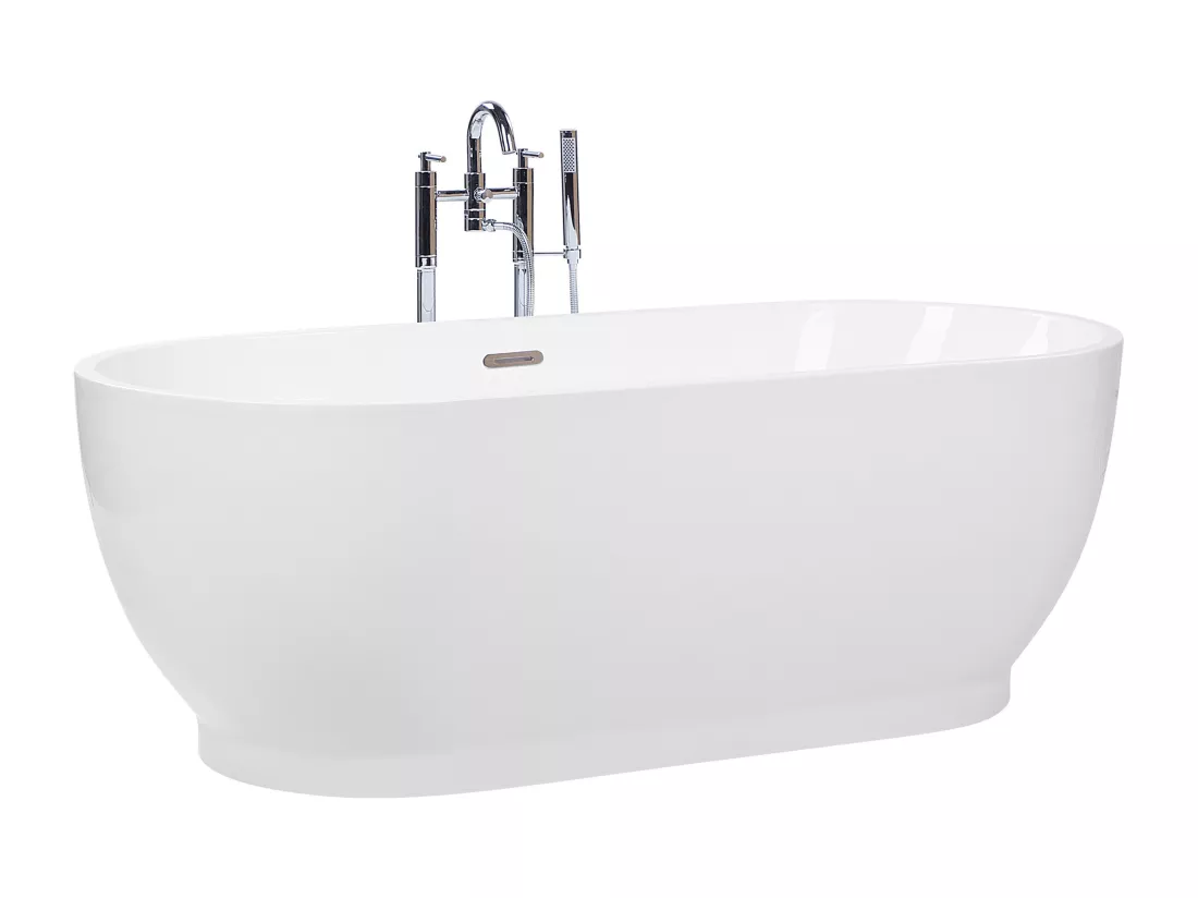 Baignoire îlot blanche 170 x 78 cm LEVERA