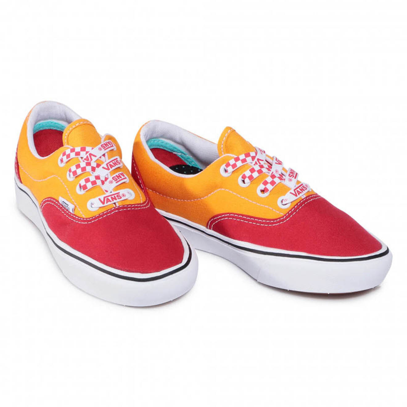 Vans Sneakers en Toile Lace Mix ComfyCush Era jaune/rouge