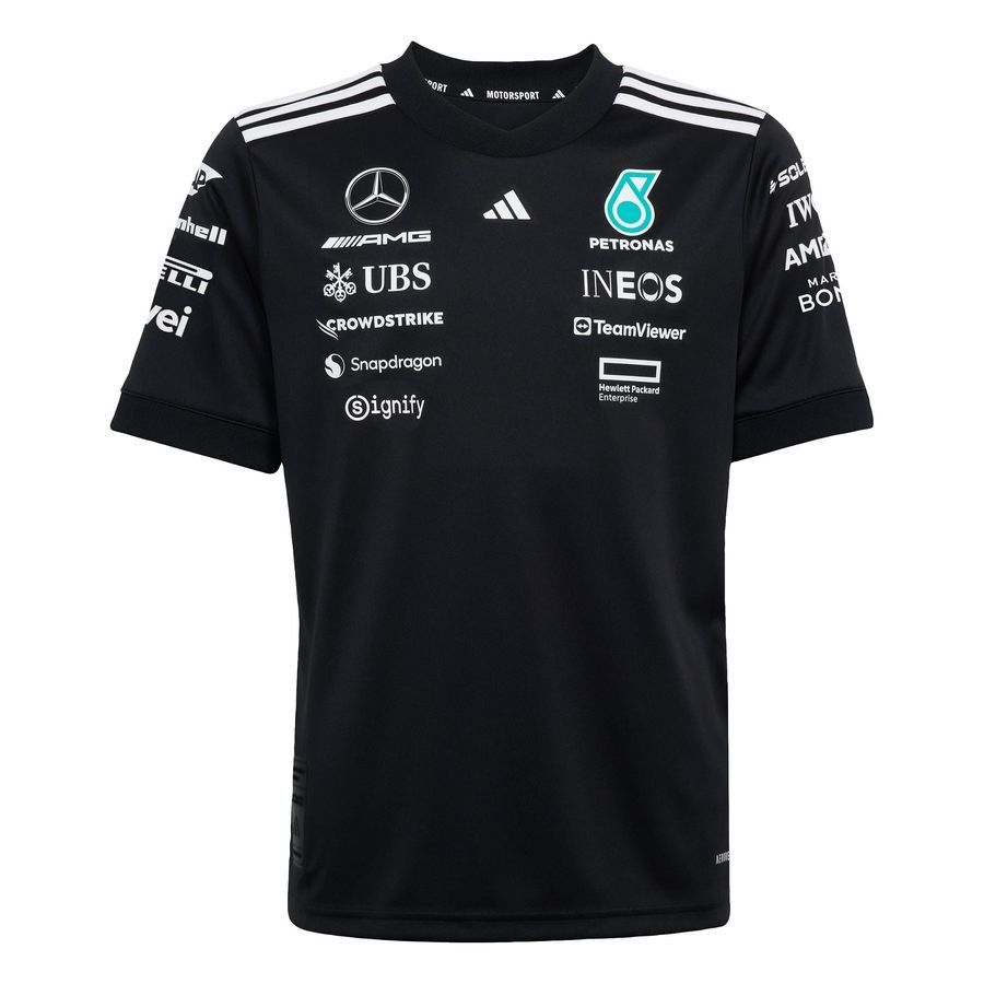 Adidas Maillot Noir Mercedes - AMG Petronas Formula One Team Driver Enfants