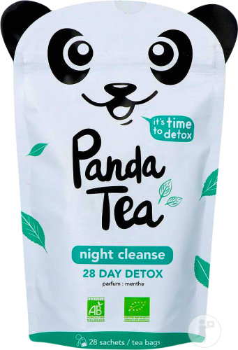 Panda Tea Night Cleanse Infusion Des Plantes 28 Sachets