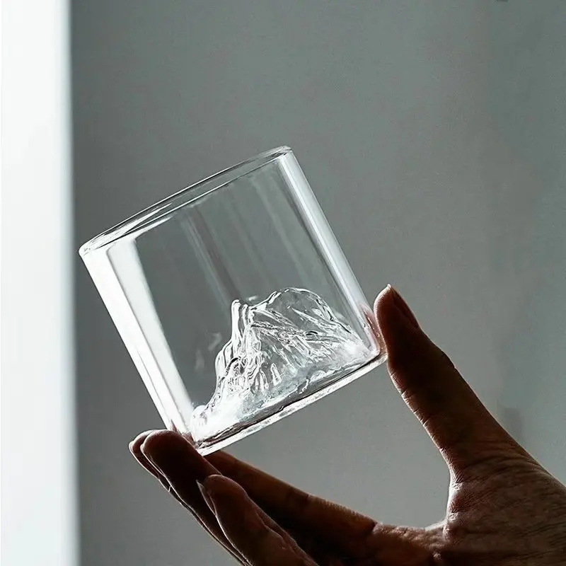 (300ml) Getränke Glas im Berg Design Whisky Glas Cocktail Cup - Transparent