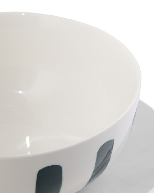 bol Ø15cm Tablemates new bone white with green