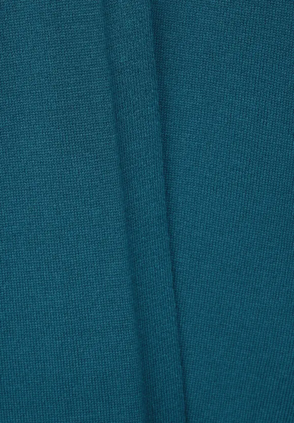 Langer Cardigan - bright turquoise