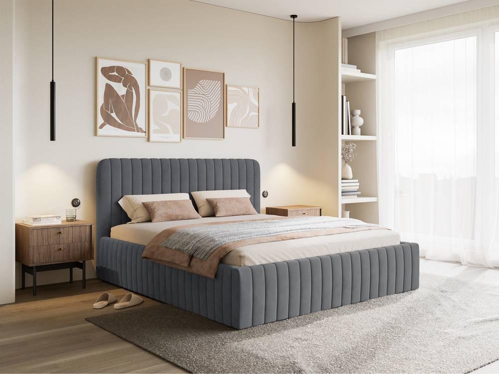 NADUVI Collection Bedframe Destro velvet met opbergruimte 140 x 200