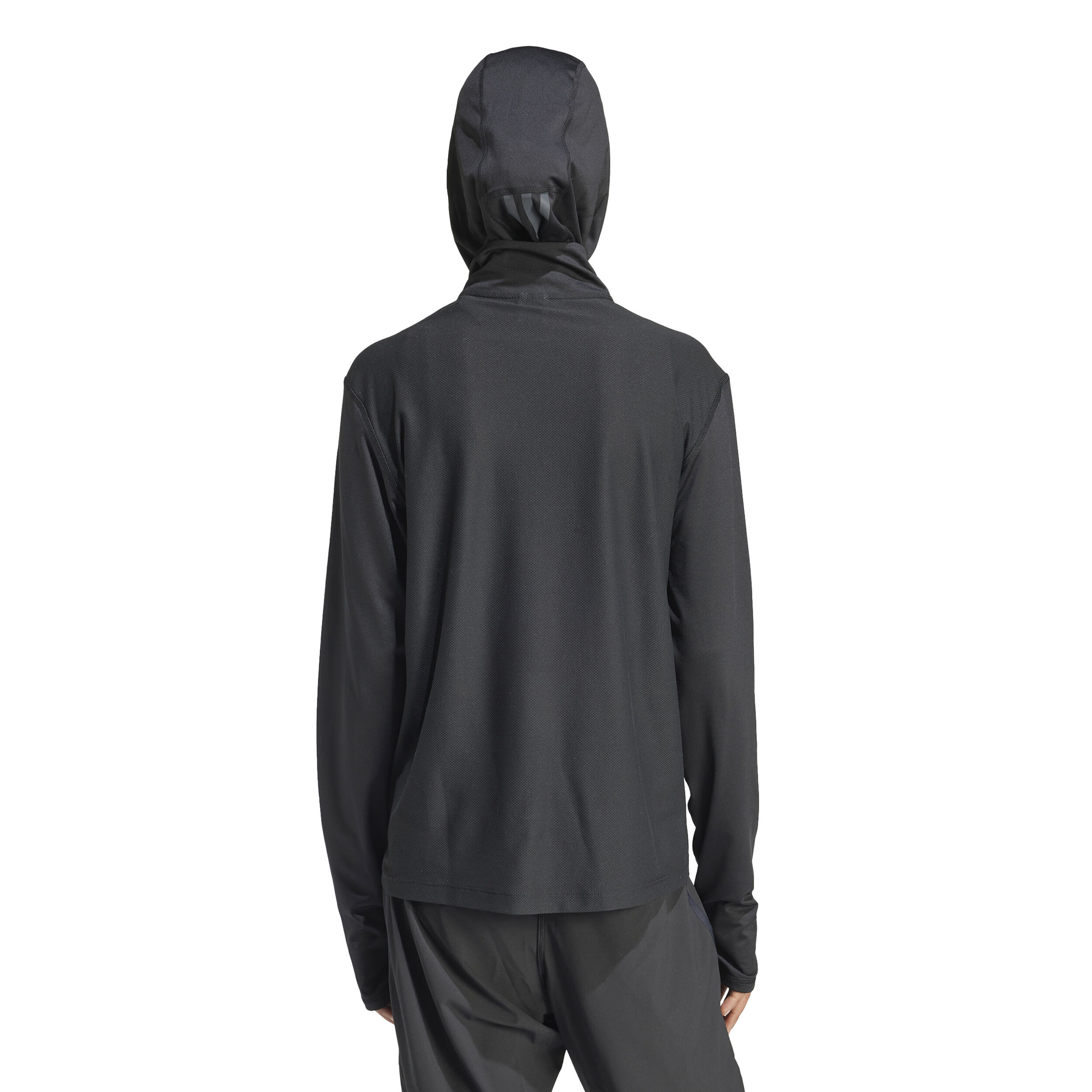 adidas Own The Run B Half-Zip Longsleeve Haut Manches Longues Femmes - Noir