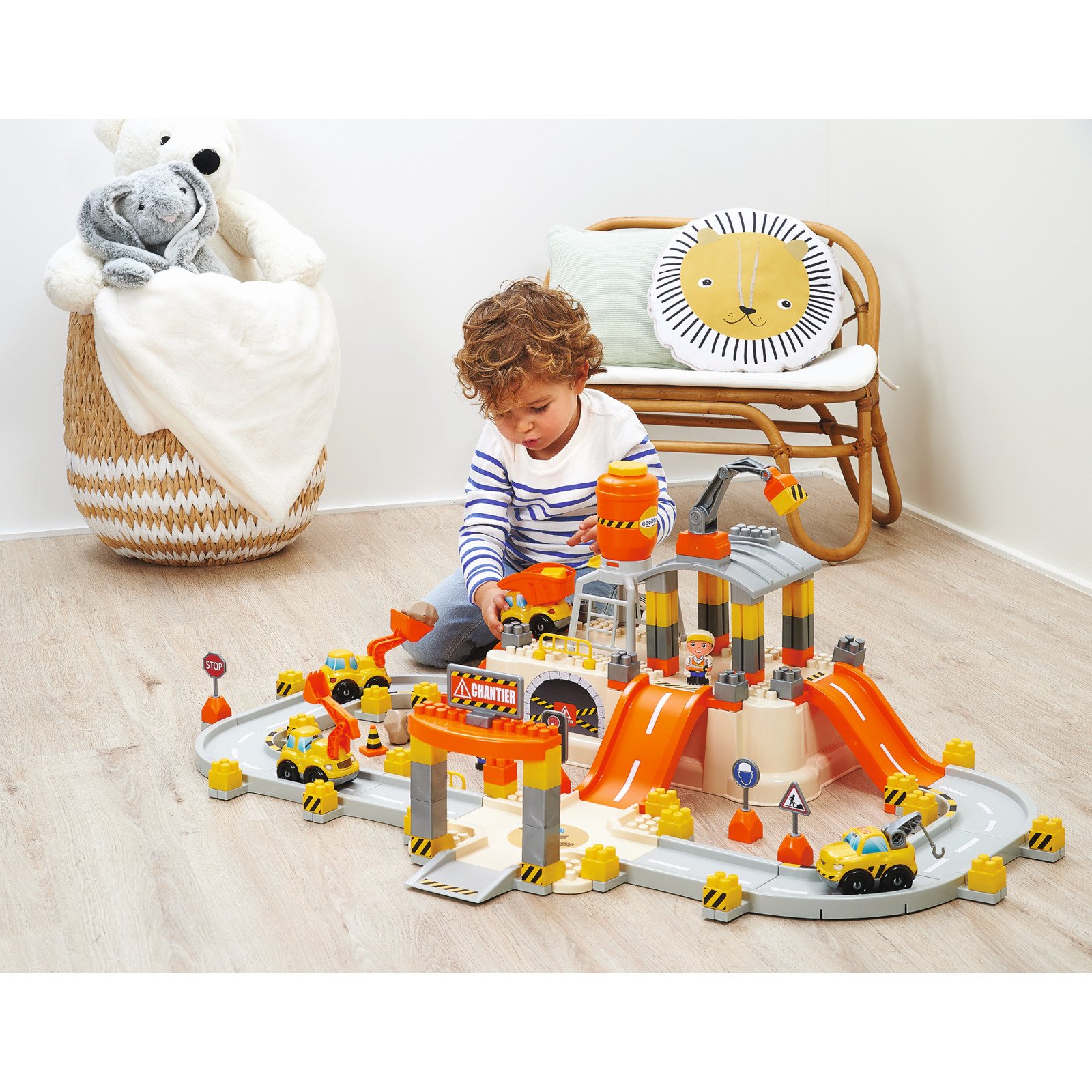 Baby-Bauset Ecoiffier Abrick Baustelle