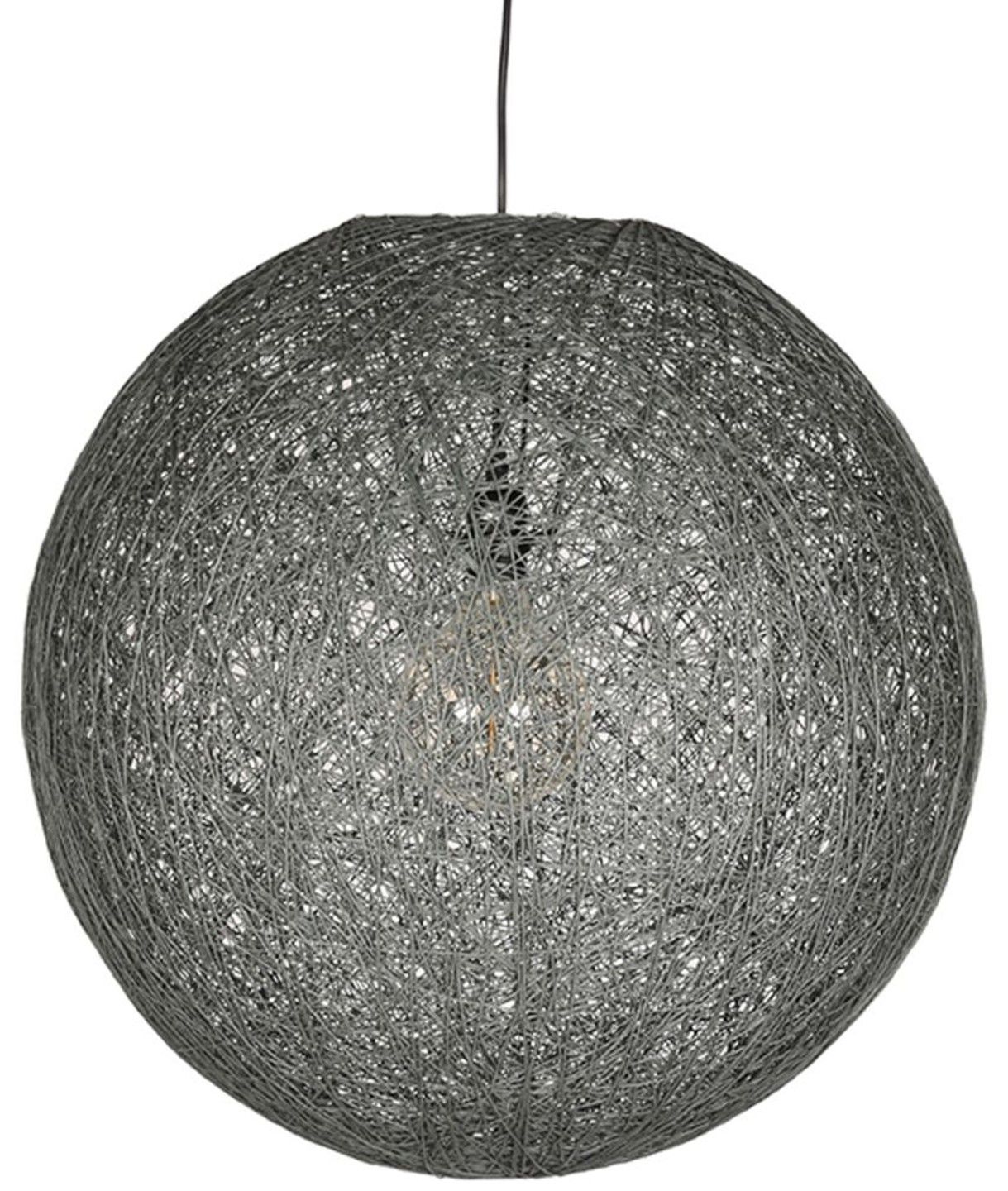Hanglamp 55x55 grijs QP-4042 Twist B55 x D55 cm