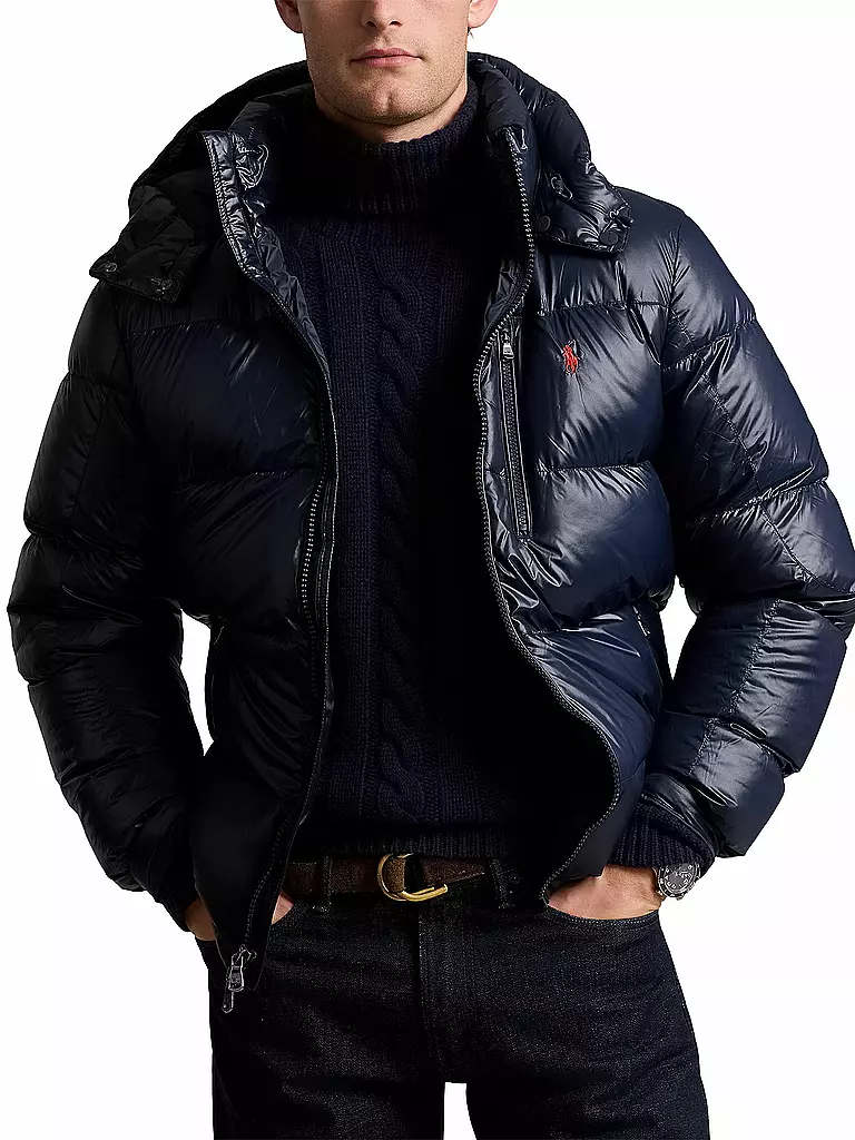 POLO RALPH LAUREN Daunensteppjacke dunkelblau