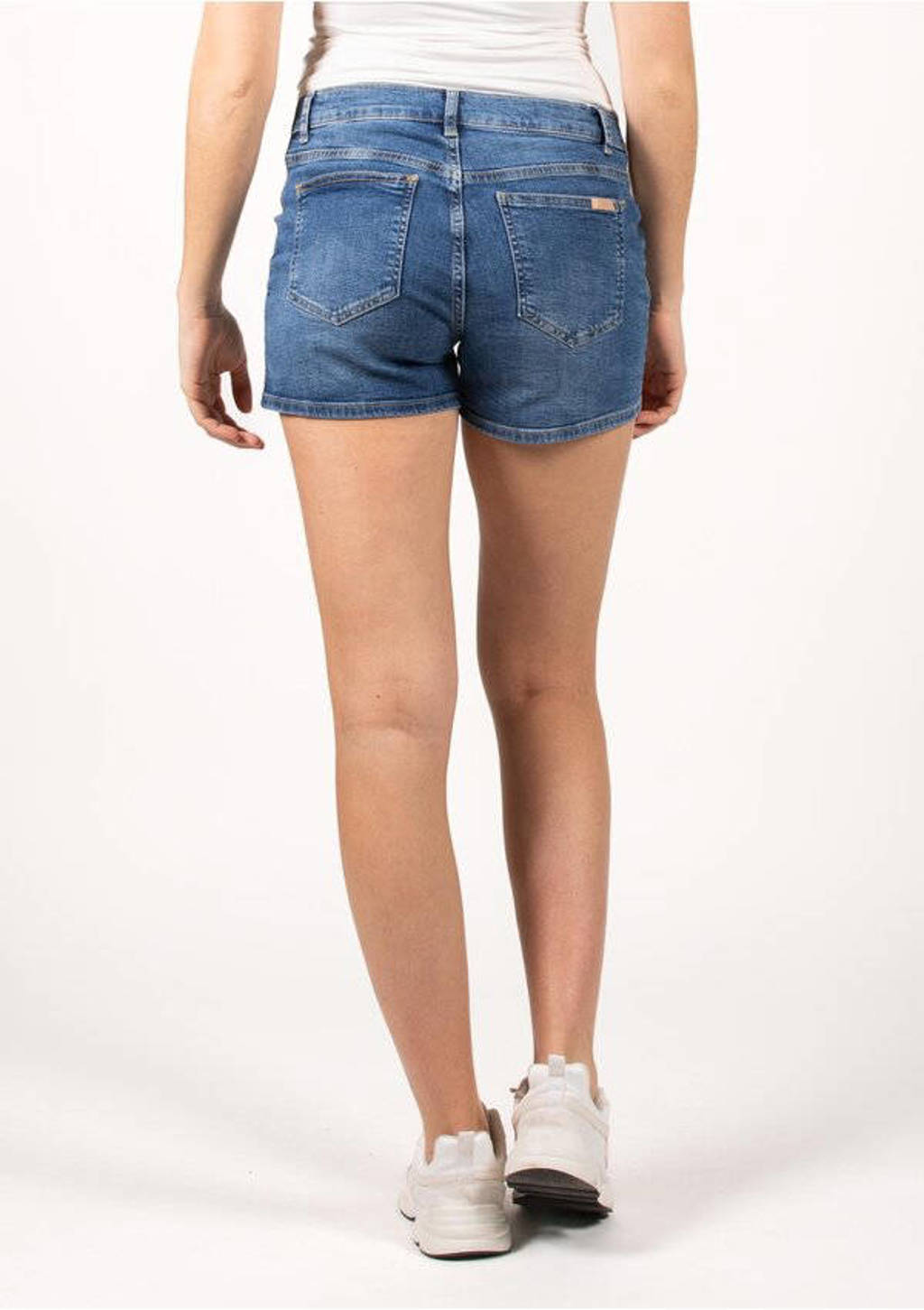LOVE2WAIT low waist regular fit zwangerschapsshort stonewashed
