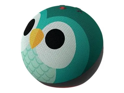 Amazon Echo Dot (5th Generation) Kids - Smart højttaler - Bluetooth, Wi-Fi - App-kontrolleret - ugle