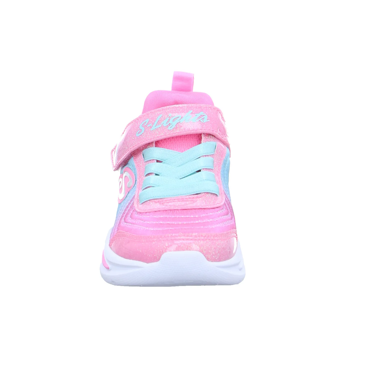 SKECHERS Kleinkinder-Halbschuh Klett Rosa Textil  Sneaker