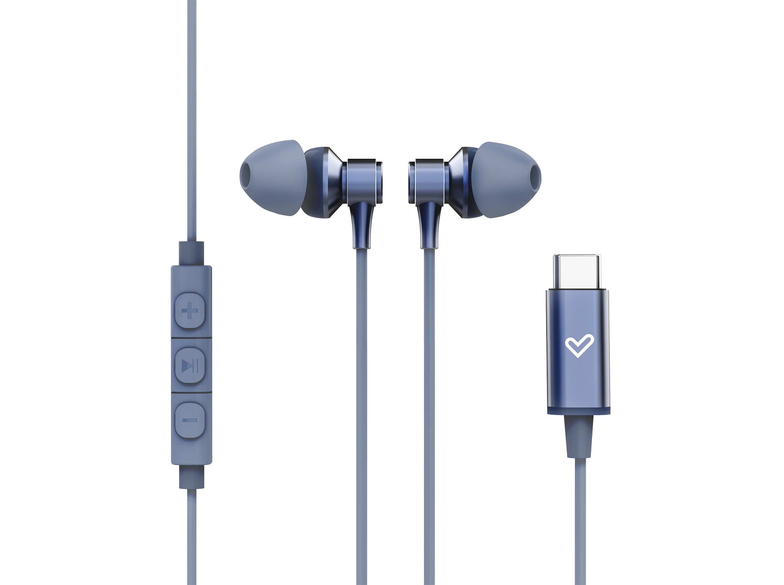 AURICULARES ENERGY SISTEM METALLIZED TYPE C AZUL C/MICRO