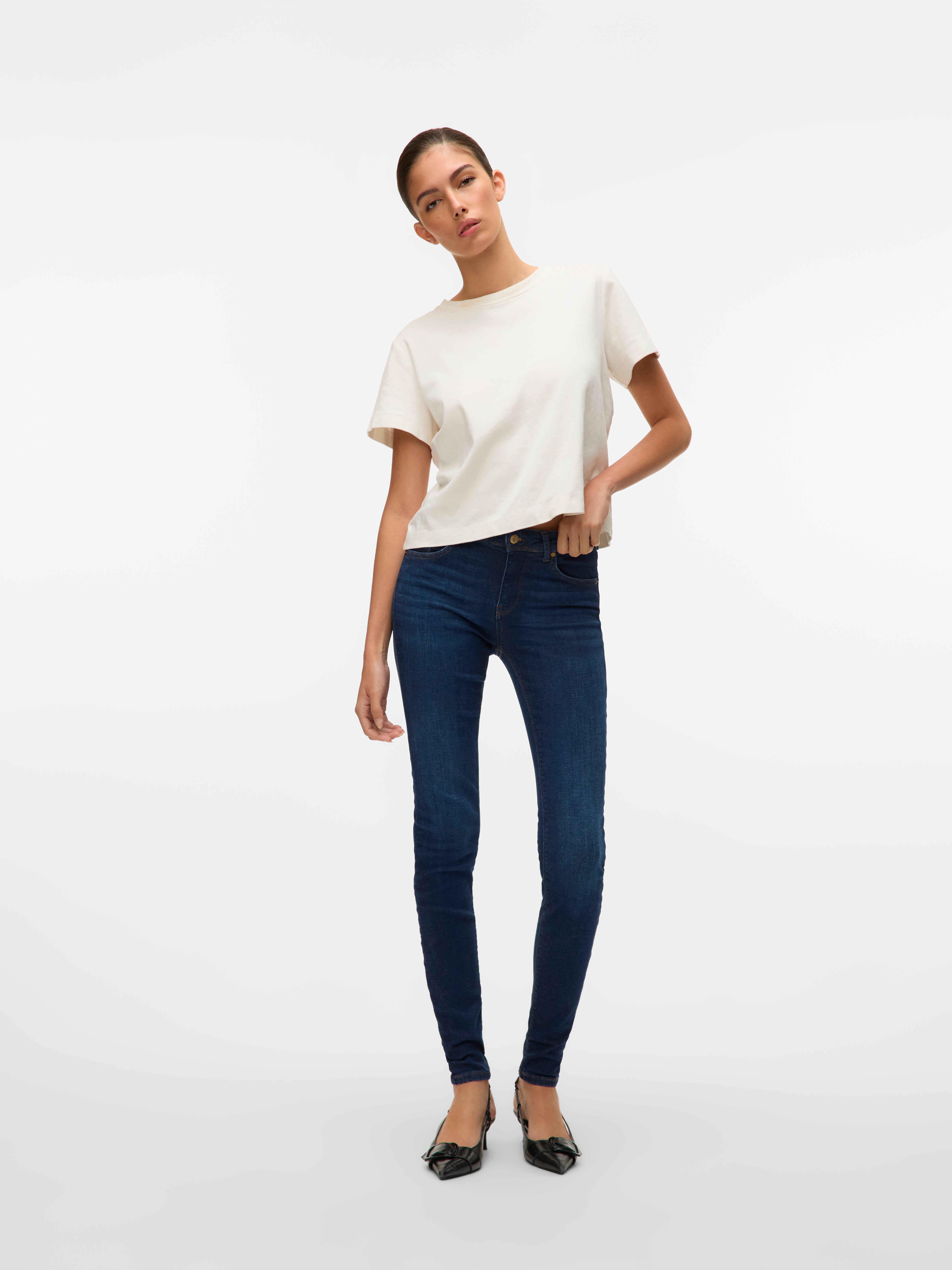 VMLUX Mid rise Slim fit Jeans