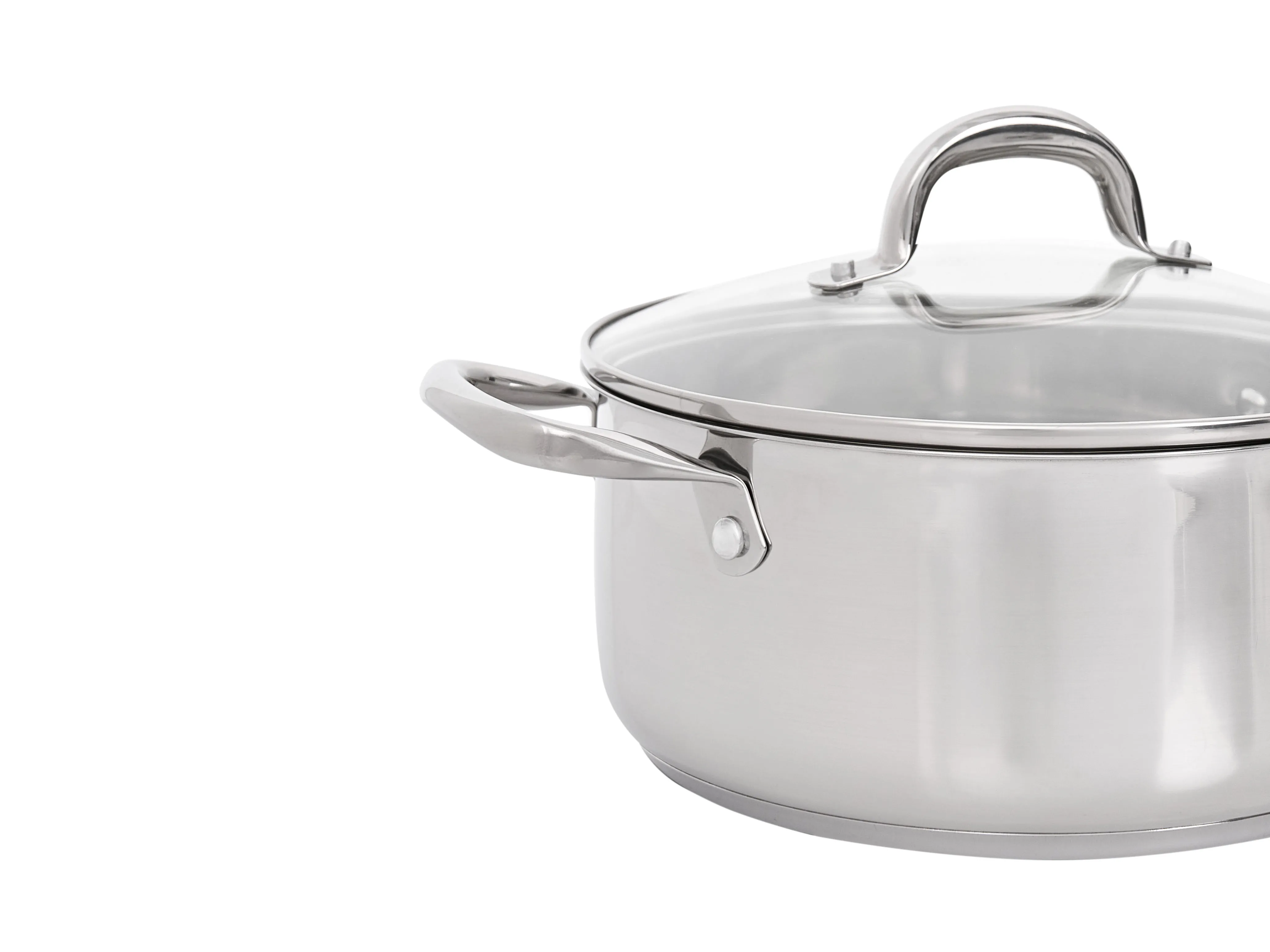 7-delige pannenset PRIMECOOK Roestvrij staal Zilver