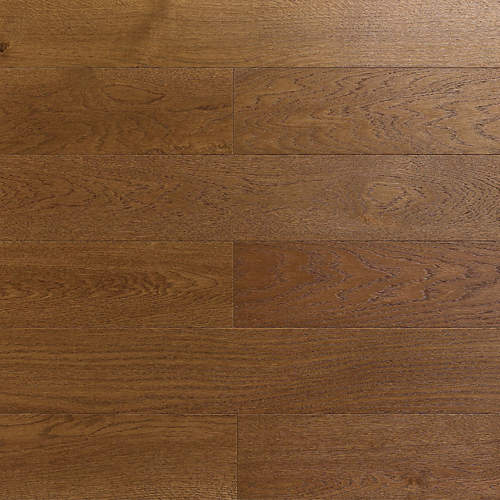 Parquet contrecollé clipsable Skara L en chêne huilé rustique compatible pièces humides