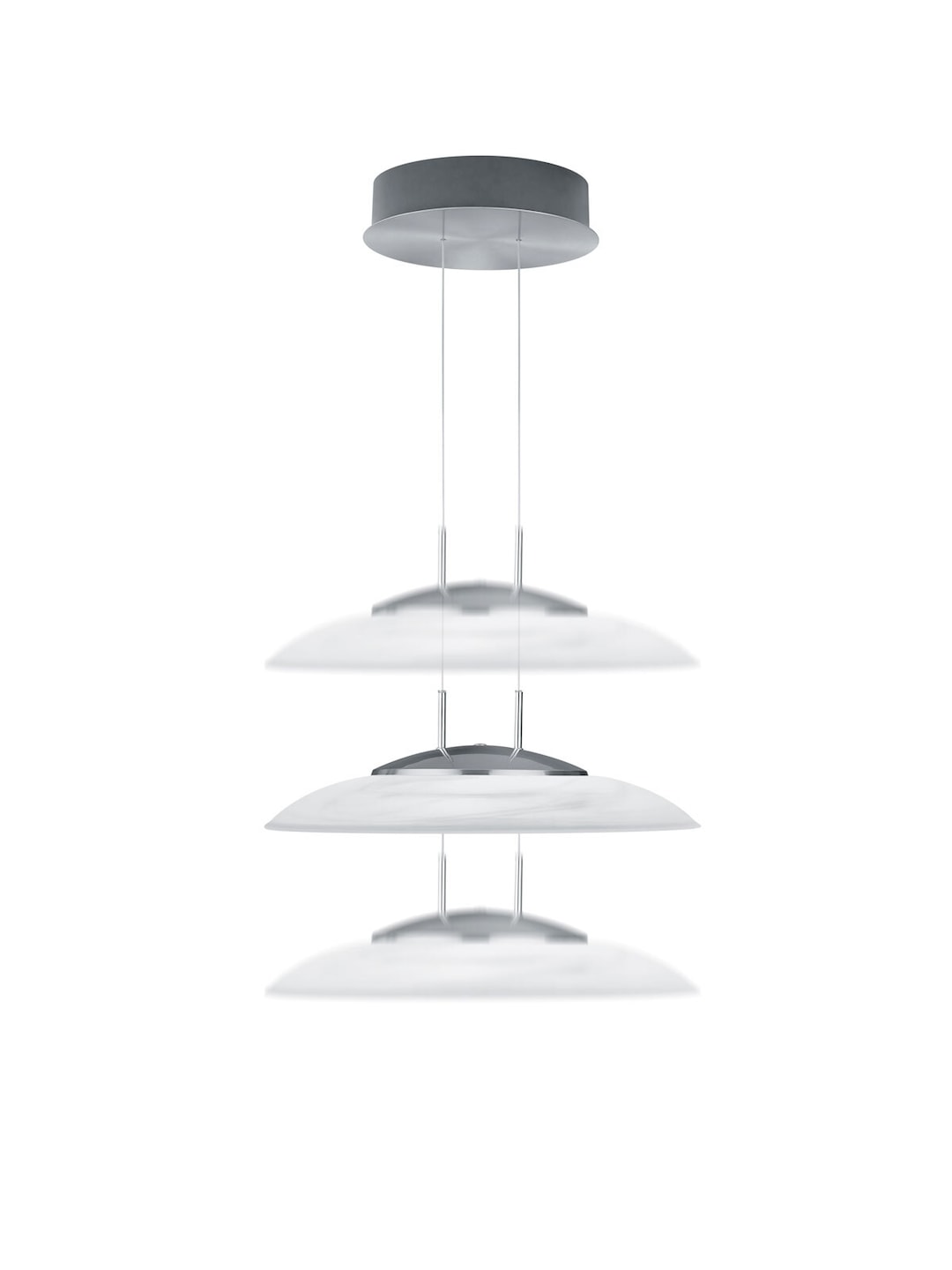 HELL LED Pendelleuchte FINDUS nickelfarbig /chromfarbig