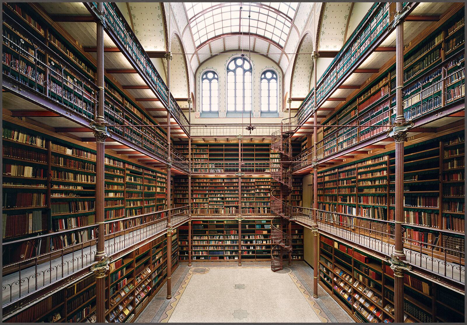 Rijksmuseum Library Amsterdam by Rafael Neff - Limited Edition. Edition of: 150. Signed.