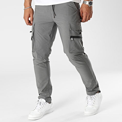 Pantalon Cargo Gris