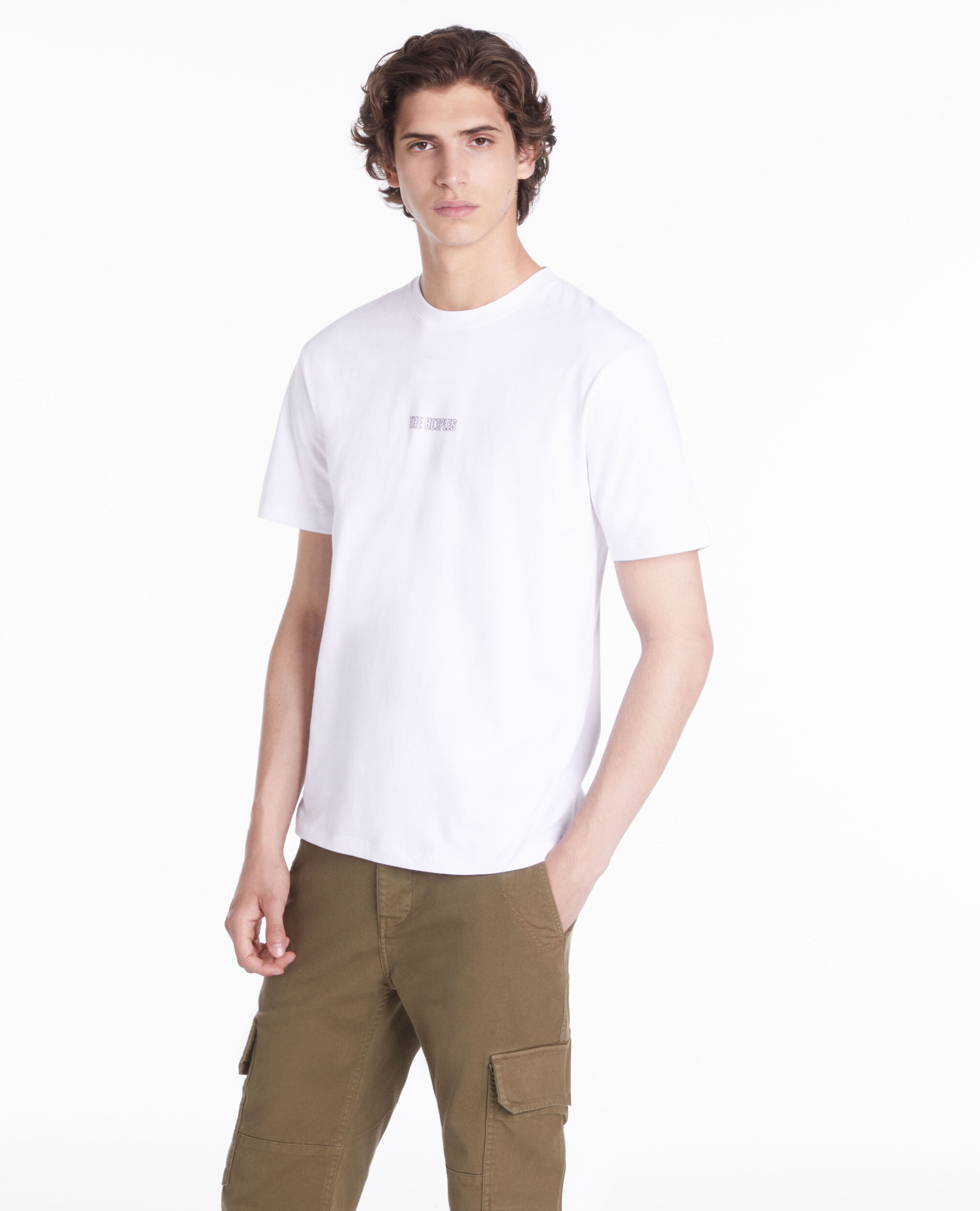 T-shirt blanc avec logo