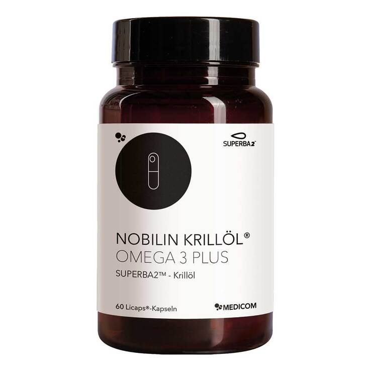 Nobilin Krillöl Omega 3 Plus Kapseln, 60 St