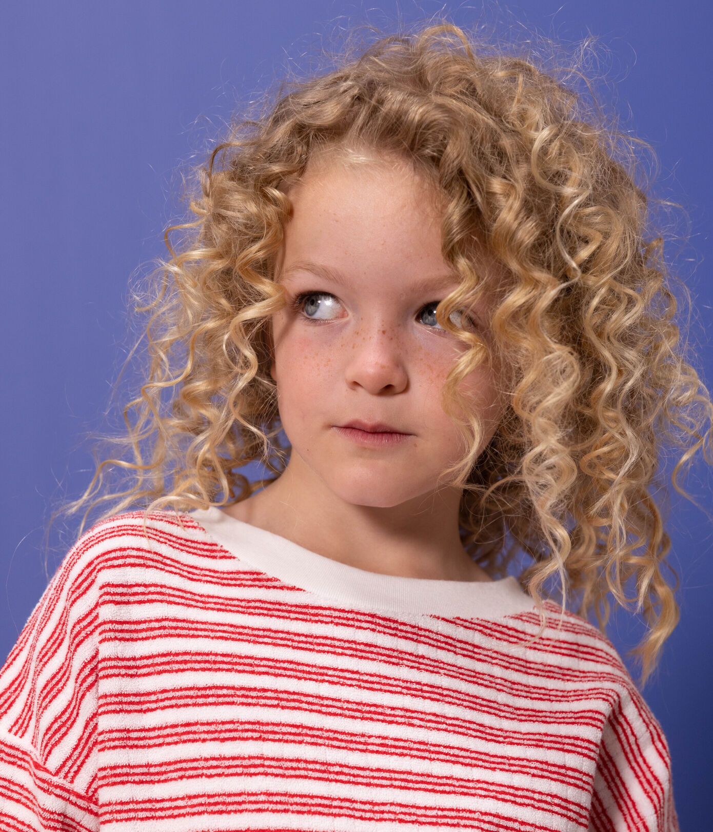 Sweatshirt rayé enfant fille / garçon