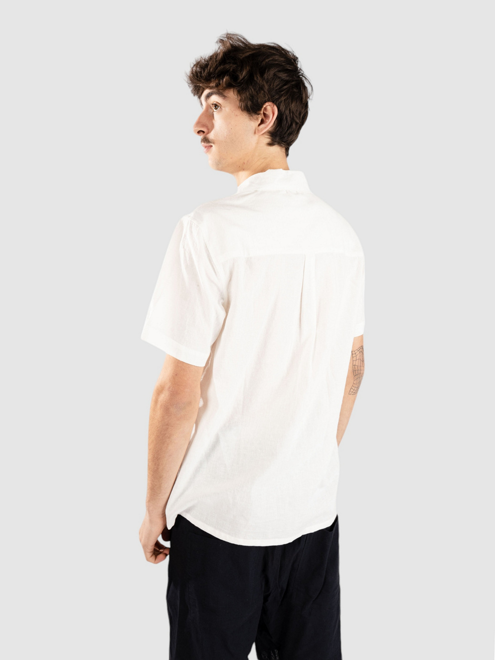 Anerkjendt Akleo Cot/Linen Shirt tofu