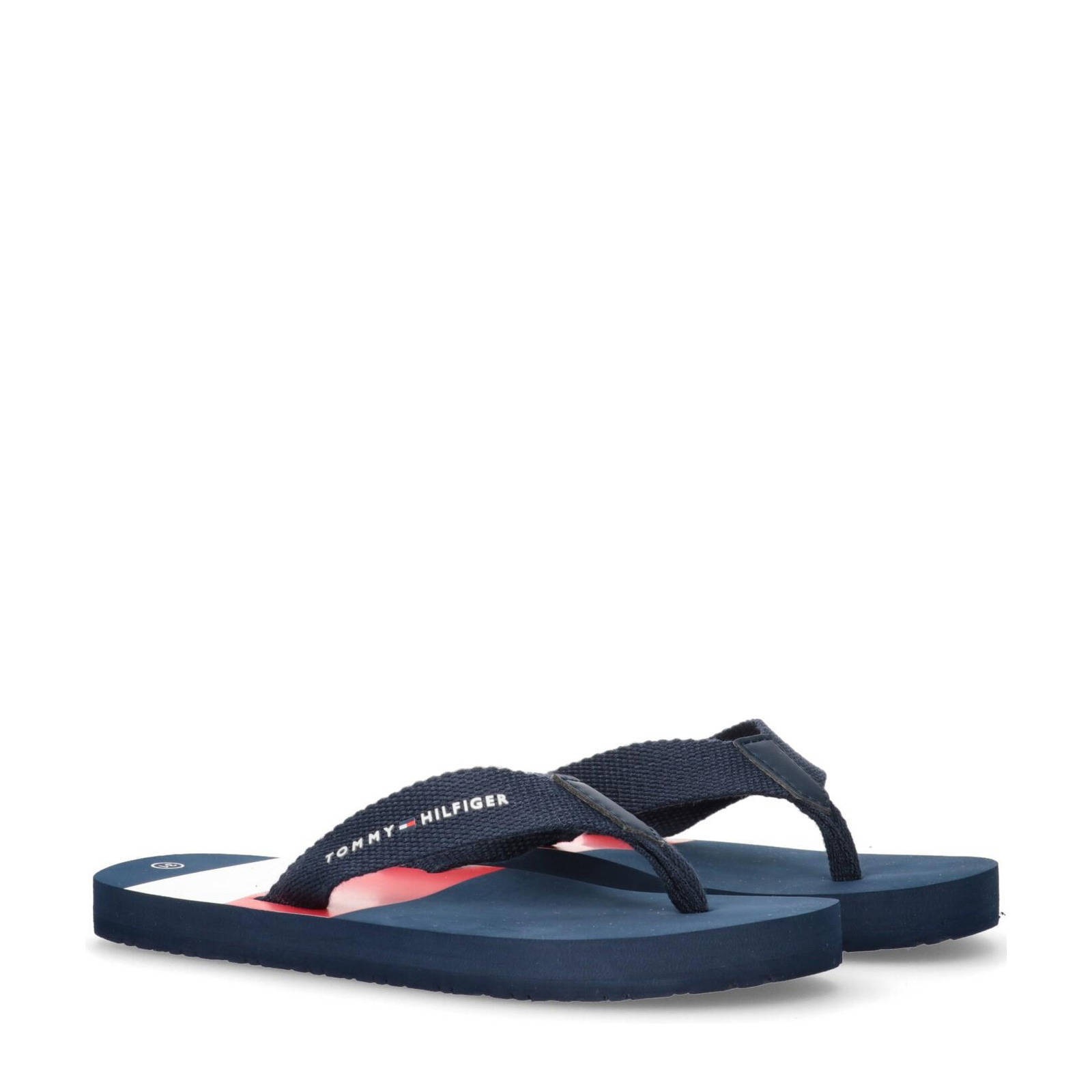 Tommy Hilfiger teenslippers donkerblauw