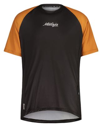 Maillot Maloja DentroM. Moonless Multi Noir / Orange