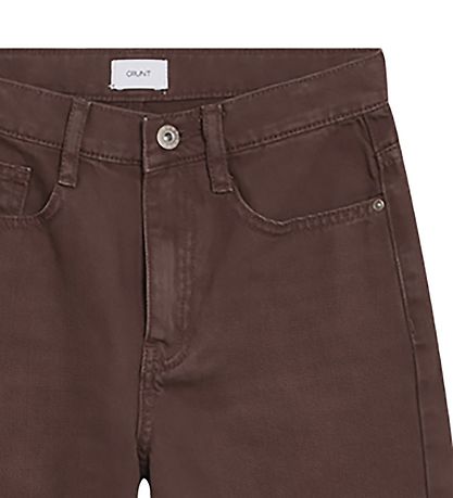 Grønt Jeans - Wide Leg Choco - Brun