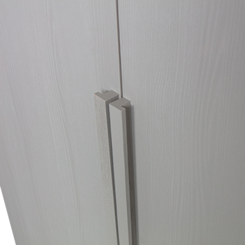 WOOOD kledingkast 2-deurs Rens lichtgrijs hout 210 x 110 x 58 cm