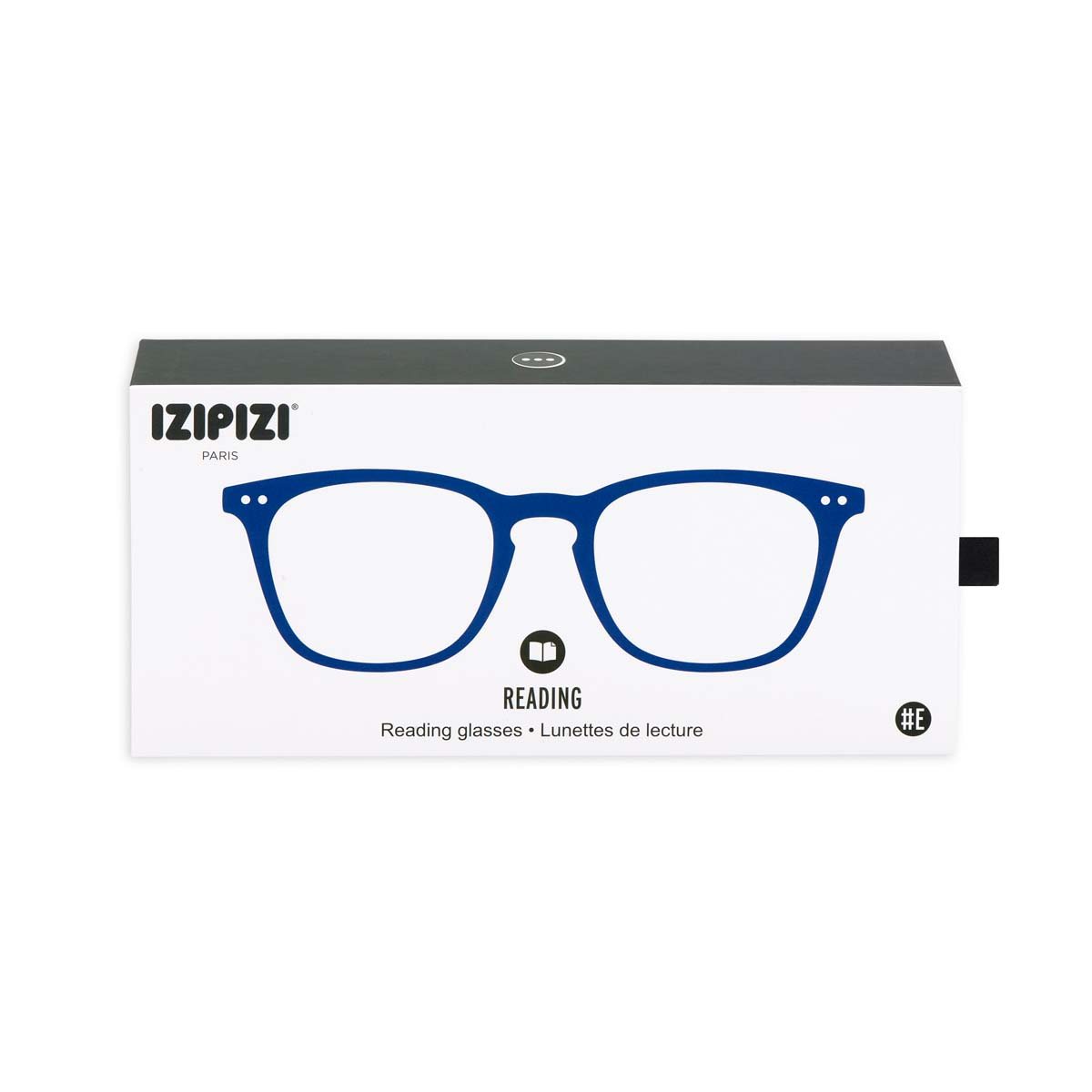 +1.00 Navy Square Reading Glasses: Izipizi