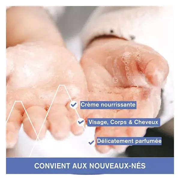 Creme de Limpeza Facial e Corporal Uriage Baby 1st 500ml