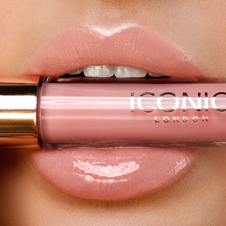 Iconic London Lip Plumping Gloss Love Struck Mid Pink 5ml