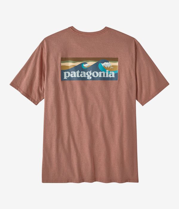Patagonia Boardshort Logo Pocket Responsibili T-Shirt (sienna clay)