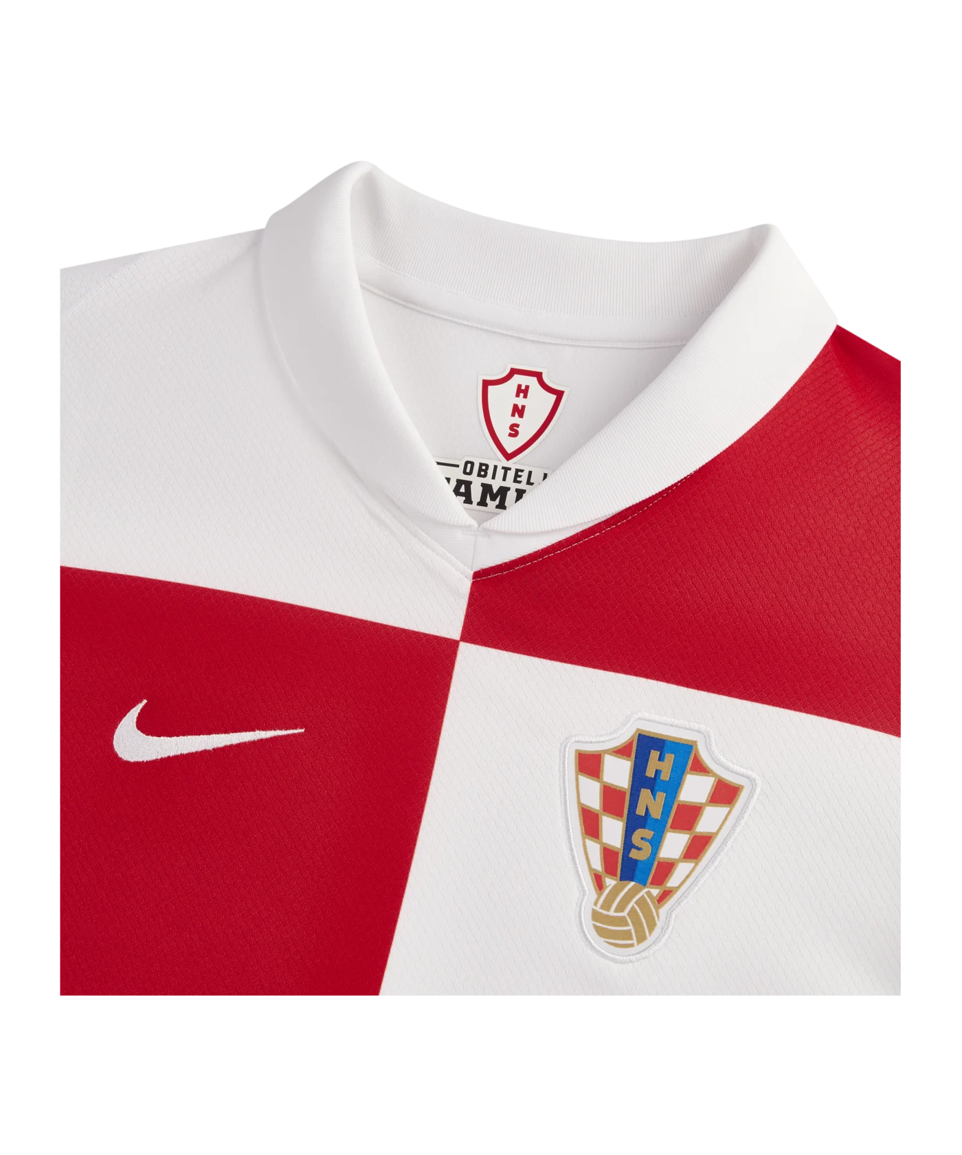 Nike Kroatien Trikot Home EM 2024 Kids Weiss Rot Weiss F100