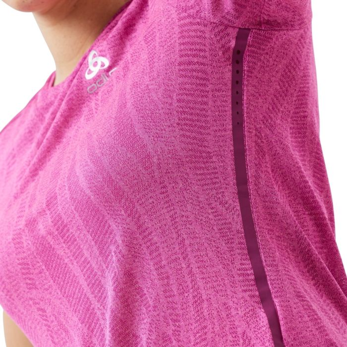 Odlo Dame T-shirts T-shirt Crew Neck Short Sleeve Zeroweight Pink
