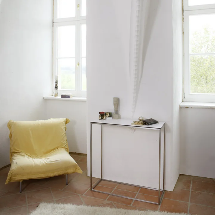 Hans Hansen - Less H 15 VA Couchtisch, Glasplatte (klar)